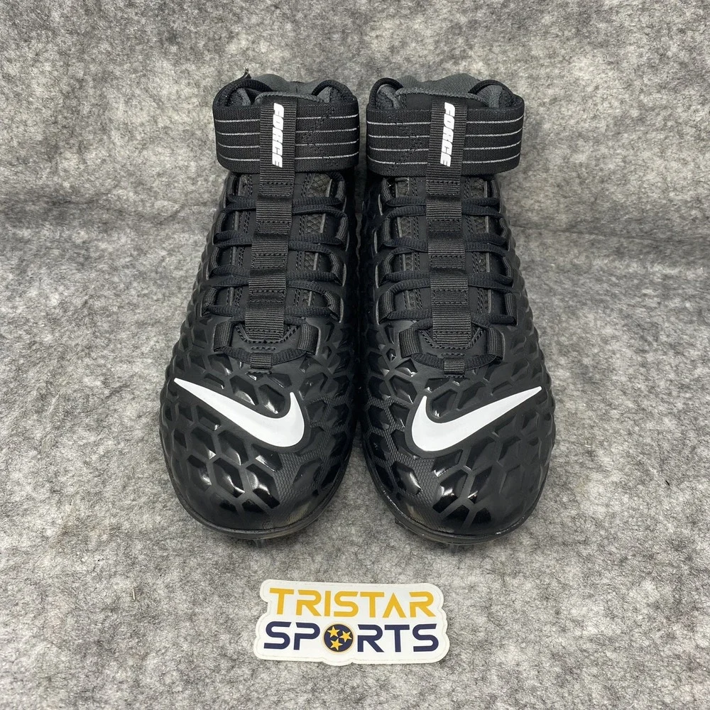 Nike Force Savage Pro 2 Football Cleats Mens Size 11 Black White AH4000-002